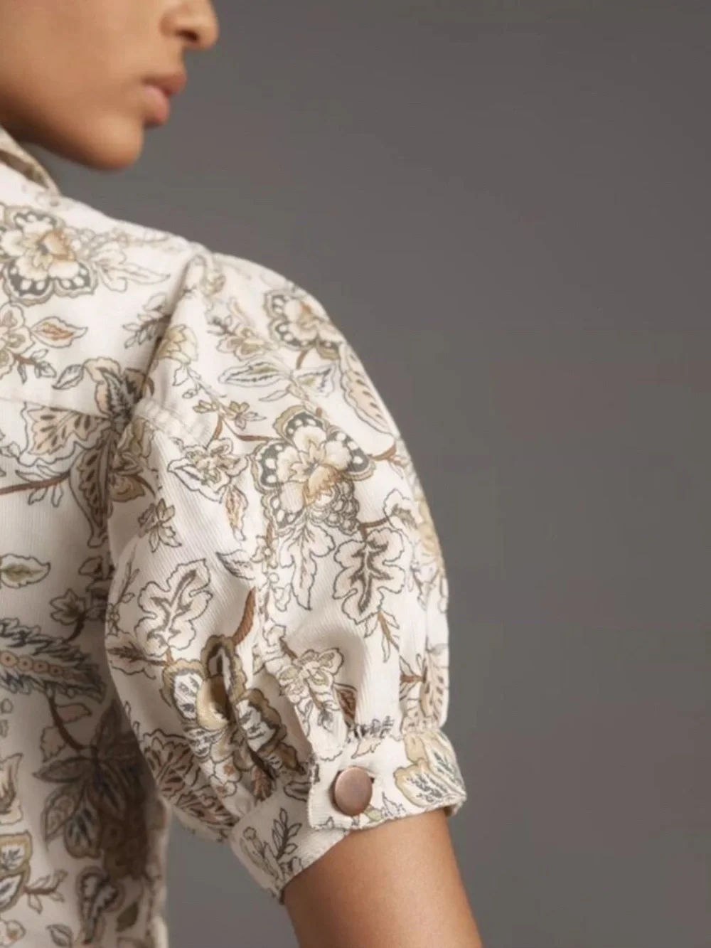 Pilcro (Anthropologie) Floral Midi Dress - Picture 4 of 8